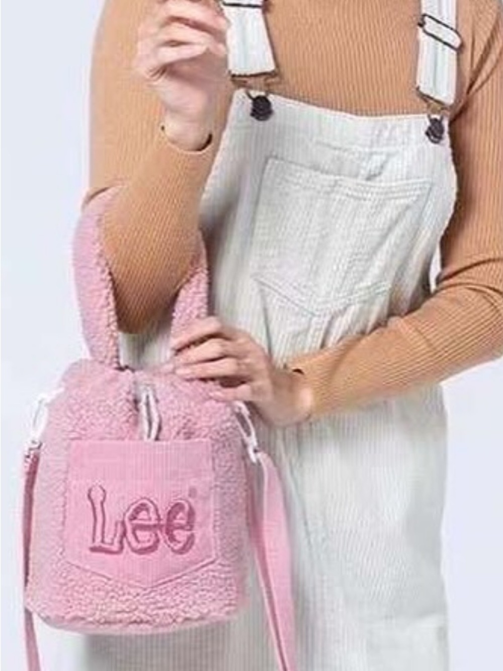 Lee Pink Sherpa Tote Bag BNWT Pink - Picture 2 of 8